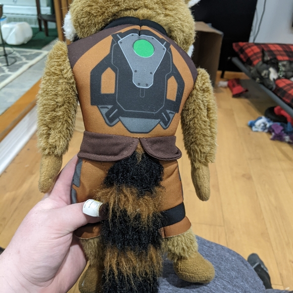MARVEL Rocket Raccoon 16" Plush - Picture 2 of 3